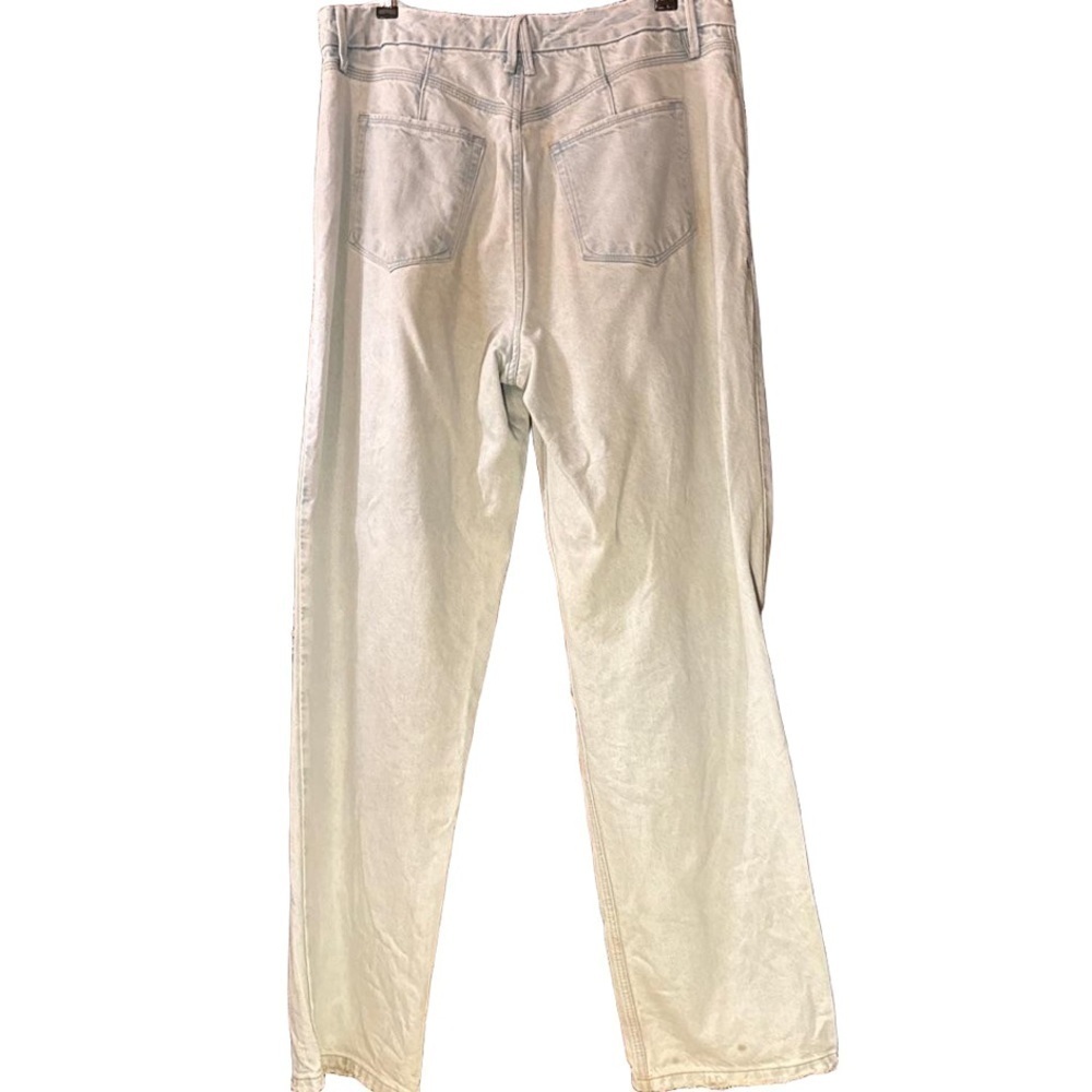 Good American Good '90s Loose Rip Jeans Size 14 Shredded Distressed Light Wash - Picture 3 of 12